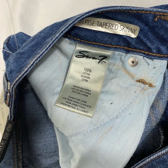 NEW Seven7 vintage mom jeans high rise 10 womens - Picture 9 of 10